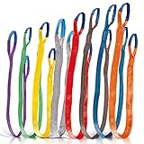 Safetytex Hebeband - Hochwertiger Hebegurt aus Polyester - Tragkraft wählbar - DIN EN 1492-1 -...