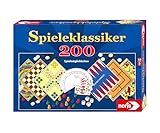 Noris 606111687 Spieleklassiker mit 200 Spielmöglichkeiten wie Skat, Mühle, Dame, Backgammon oder...