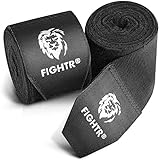 FIGHTR® Premium Boxbandagen für max. Stabilität und Sicherheit | 4m halb elastische Bandage mit...