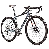 Airtracks 28 Zoll Herren Gravel Bike STERRATO 5.0 Fahrrad mit 2 x 9 Gang SORA RD-R3000-18 Gang- UD...