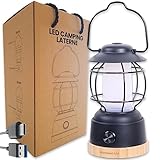 Outdoor LED Camping Laterne Abenteuerlicht - wetterfeste Akku Campinglampe mit bis zu 200h...