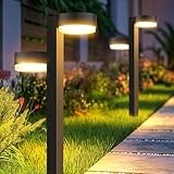 GEARLITE Solarlampen für Außen 4 Pack, 2 in 1 Superhelle Garten Solarleuchten für Außen mit 24...