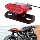 DREAMIZER Motorrad LED Rücklichter, 12V Motorrad Rückseite Licht Brechen Blinker Kontrollleuchte...