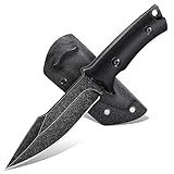 Freelander Outdoor Messer Survival, Jagdmesser Scharf Full Tang Outdoor Messer Feststehend mit...