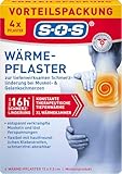 SOS Wärme-Pflaster (4 Stk.) - bei Muskel & Gelenkschmerzen | Wärmepflaster für Rücken, Nacken &...