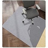 DFIONC Hartboden-Stuhlmatte, Bürostuhlmatte, 90 x 140 cm, 4 mm dicke Home-Office-Stuhlmatte,...