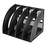 Dokumentenablage A4 Schreibtisch Organisator 4 Fächer Stehsammler Sortierablage Dokumente Bücher...