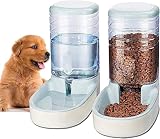Edipets, Automatischer Futterspender Katze, Hunde, 2 Einheiten, 3.8L, Futter- und Wasserspender für...