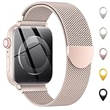 Original Milanaise Ersatzarmband Kompatibel mit Apple Watch Armband 40mm 42mm(Series 10) 41mm 38mm,...