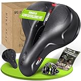 SPGOOD Fahrradsattel, Bequem Weich Memory Foam Ergonomisch Stoßdämpfend Atmungsaktiv Fahrrad...