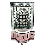 Marrakesch Gartenbrunnen Zimmerbrunnen aus original marokkanische Mosaik 109 cm Gross | Brunnen als...