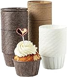 katbite Papier Muffinförmchen, 150 Stück Cupcake Formen für Hochzeit, Geburtstag, Party, Einweg...