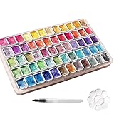 metallic aquarell farben aquarell glitzer aquarell solid pearl farbkasten kunstfarben farbkasten...