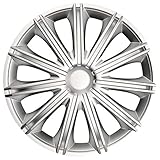 AutoStyle 18' Zoll Radkappe Satz silber PP 5118 Radzierblenden Radblende