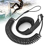 Senbaler 10 Füße Surf Leash,SUP Kajak Sicherheitsleine,Coiled Fußschlaufe Einziehbares für...