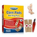 Corn Removal Pads, MYMULIKE 24Pcs Hühneraugen Pflaster, 2-Größe Entferner Hühneraugen für...