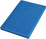 T.I.P. Filterschwamm Filtermatte FSM 45/32 Blau - Biologisches Filtermedium, 45x32x4 cm, Offene...