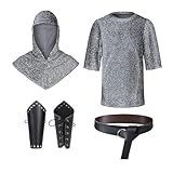 Generisch 158 Nachahmung Kettentop Cosplay Kostüm Halloween Rollenspiele Tops Mit V Ausschnitt...