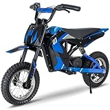 EVERCROSS EV12M Elektro Motorrad Kinder, Elektromotorrad mit 300W Motor, 8/12/25 KMH...