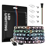 WS2811 RGB IC LED Streifen 5M 108 LEDs/m Hohe Dichte Licht Strip DC24V Breite 8mm Dimmbar Traumfarbe...