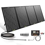 ECO-WORTHY 120W Faltbares Solarpanel für Solargeneratoren Powerstation, mit 20A Laderegler zum...