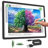Phylosal Wiederaufladbare A3 LED Lichtpad für Diamantmalerei, ultradünne magnetische Tracing Light...
