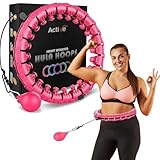 K-MART Smart Hula Ring Hoops, gewichteter Hula Circle 24, Abnehmbarer Fitnessring mit...