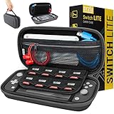 Orzly Tragetasche kompatibel mit Nintendo Switch Lite (2019) – Aufbewahrungstasche - Hartschalen...