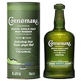 Connemara Original | getorfter Single Malt Irish Whiskey | mit Geschenkverpackung | mit rauchigen...
