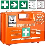 Erste Hilfe Kasten mit Inhalt nach neuer DIN 13157:2021 I Erste Hilfe Koffer inkl. praktischer...