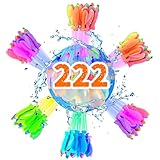 222 Stück Wasserbombens, Wasserbombens Selbstschließend,mit Wasserhahn Anschluss,60 Sekunden...