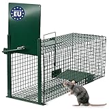 Moorland Lebendfalle in 60x23x23cm Safe 5001 - Robuste wetterfeste große Lebendfalle als...