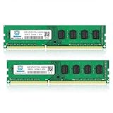 DDR3L-1600 UDIMM 16GB Kit (2x8GB) PC3L 12800 8GB Unbuffered Non-ECC 1.35V CL11 2Rx8 PC3 PC3L 12800U...