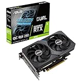 ASUS GeForce Dual RTX 3050 8GB OC Edition Gaming Grafikkarte (NVIDIA Ampere, GDDR6 Speicher, PCIe...