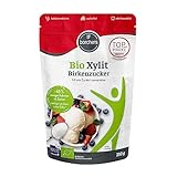 borchers Bio Birkenzucker Xylit | 250g | DE-ÖKO-006 | Zuckerfrei | vegan | 40% weniger Kalorien als...