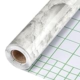 Marmor Möbelfolie Selbstklebend Marmorpapier Wasserdicht PVC Klebefolie Möbelaufkleber Rolle für...