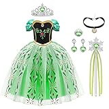 URAQT Mädchen Kostüm Kleid, Kinder Prinzessin Kostüm für Karneval Party Cosplay Verkleidung...