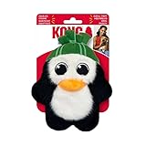 KONG Christmas Holiday Snuzzles Pinguin – Plüsch-Hundespielzeug mit übergroßem Quietscher...