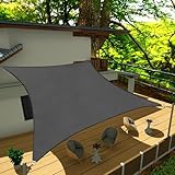 Shade&Beyond Balkon Sichtschutz Wetterfest 90x300cm, Grau Anthrazit 95% UV-Schutz Balkonabdeckung...