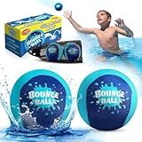 KmmiFF Wasser Sprungball, 2er-Pack Bounce Balls als Outdoor Games am Strand, See and Pool für...