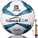 Senston Fußball Ball Wasserdicht Sport Training Ball Freizeitbälle für Fußbälle, Größe 5