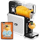 LEBENLANG Premium Slush Maschine 2L - 5 Modi & 15 Min QuickFreeze I Inkl. Rezeptbuch &...