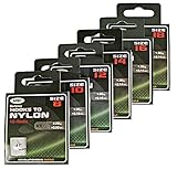Haken für Karpfenangeln, „Hooks to Nylon“, Größe: 8, 10, 12, 14, 16, 18; 10 Stück pro...