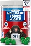 Patronus Maulwurf Power Kugeln 100 STK. - Maulwurf Vertreiber-Kugeln mit Sofort- und Langzeitwirkung...
