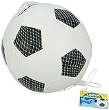 Lena 62178 Soft Fußball, weicher Ball ca. 18 cm, Softball zum Spielen und Baden, elastischer und...