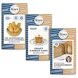Werz Bio Backmischungen 3er Set (3x500g) – Nadines Lieblingsbrot Vollkorn, Schwäbische Seele &...