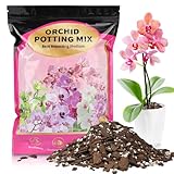 GOTVUGE Orchideen-Pflanzsubstrat 1L, bestehend aus Orchideenrinde und Perlit, ideal für...