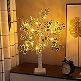 Lichterbaum Für Innen 24 Warmweiß LEDs Bäumchen Herbstdeko Künstlicher Baum Für Dekoration...