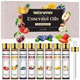 Migcaput Ätherische Öle für Diffuser, 8X10ml Ätherische Öle Set,100% Naturrein, Essential Oils,...