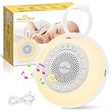 Easy@Home White Noise Machine: Tragbare Einschlafhilfe Babys mit weißem Rauschen | Nachtlicht | 26...